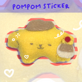 pudding dog sticker