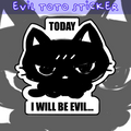 evil toto sticker