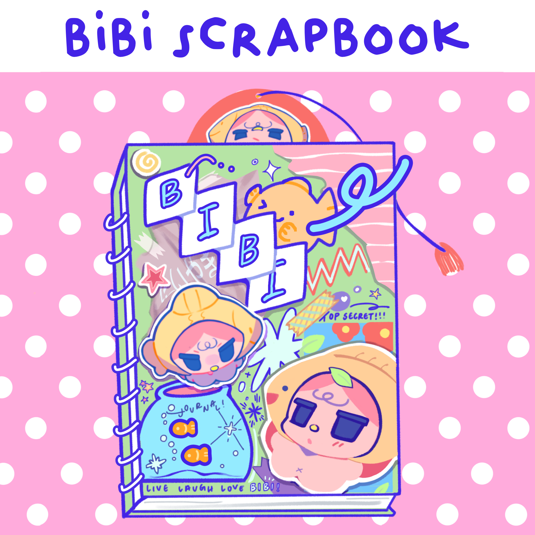 bibi scrapbook sticker